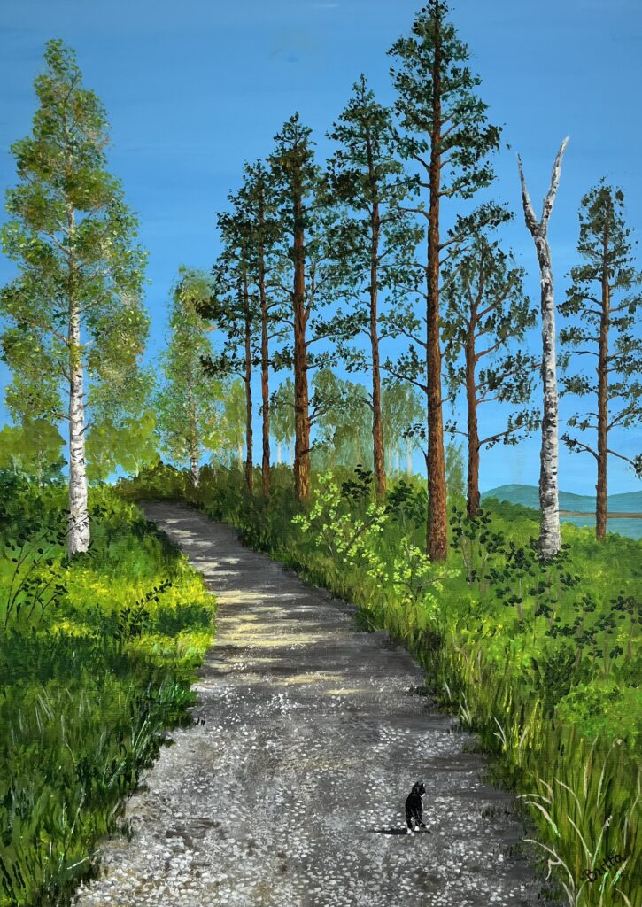 SENDERO JUNTO AL LAGO